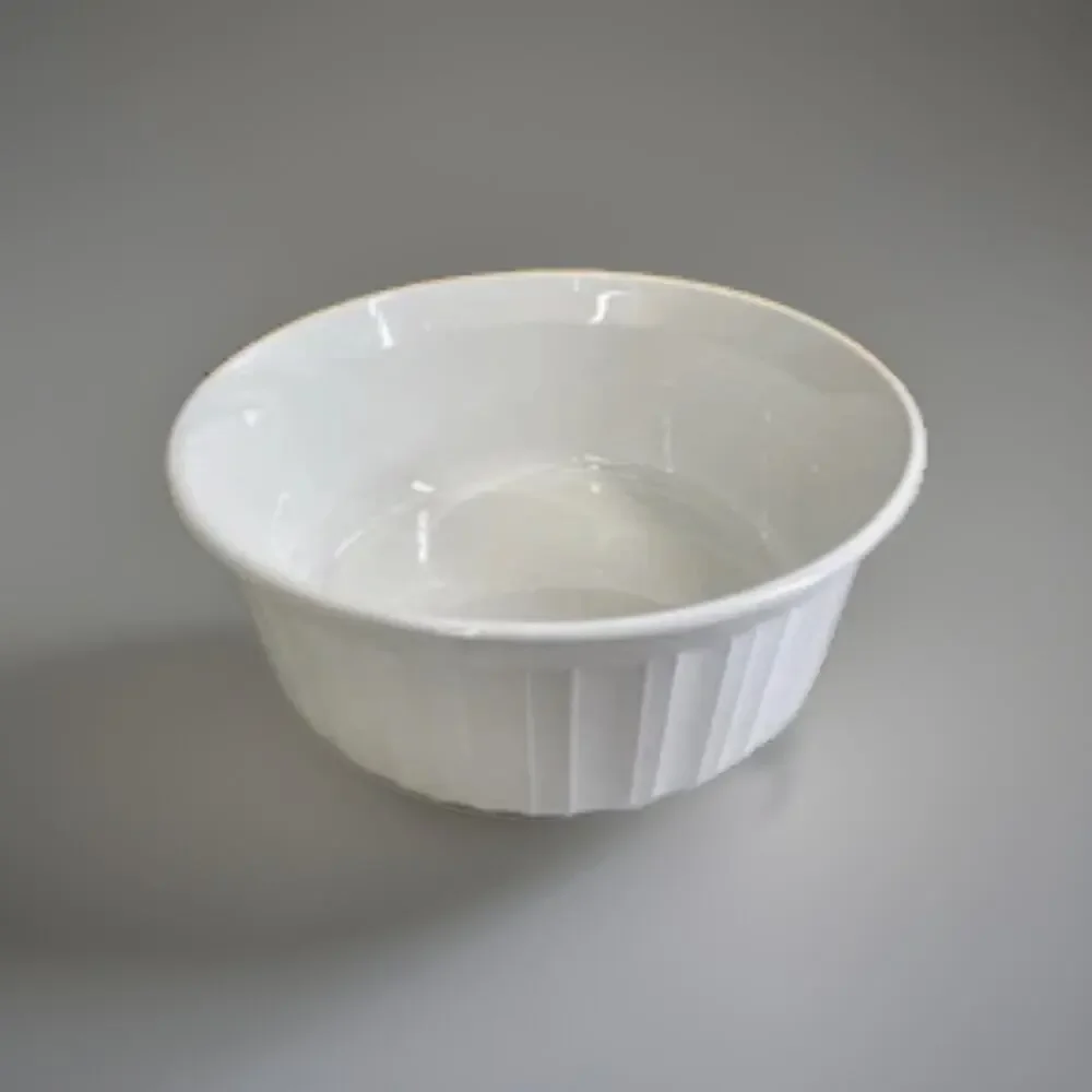 Corning Ware French White F-5-B 1.6 Liter Round Casserole Dish USA Mint 7.5